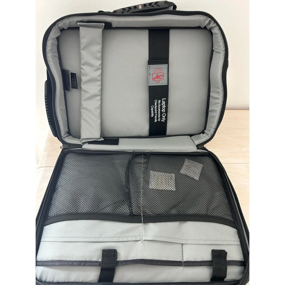 Wenger Swiss Army Laptop Briefcase Black Checkpoint Friendly Messenger Bag